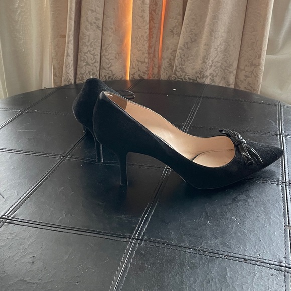 GONE!!Vintage Prada! A sophisticated black suede heel ready for your taking! - Picture 3 of 4